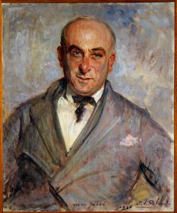 Retrato de Max Jacob (1876-1944) Pinturas do poeta francês Jacques Emile (Jacques-Emile) Blanche (1861-1942) de Jacques Emile Blanche