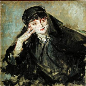 Estudo para um retrato da condessa Anna de Noailles (1876-1933) 1912