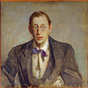 Estudo para o retrato do compositor de Igor Stravinsky de Jacques Emile Blanche