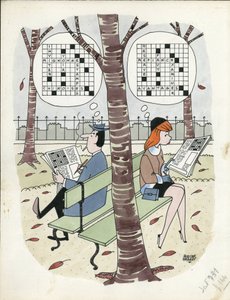 Dias de França, com cores satíricas de Jacques Faizant