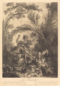 A gangorra de Jacques Firmin Beauvarlet after Jean Honoré Fragonard