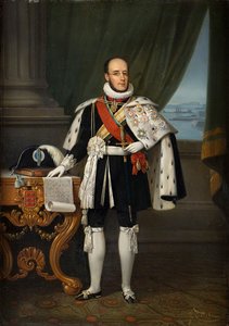Infante Luís, Duque do Porto 1838-1889, futuro Rei Luís I de Portugal, antes de 1860. de Jacques Francois Carabain