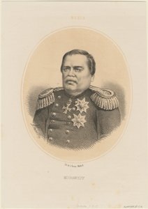Retrato do Conde Nikolay Muravyov-Amursky 1809-1881, 1865