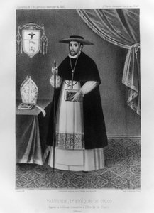 Vincente de Valverde, primeiro bispo de Cuzco, 1852.
