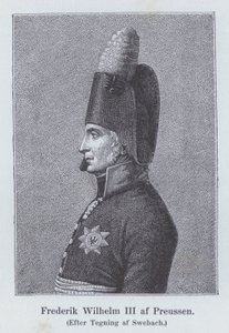 Frederick William III, Rei da Prússia (litho)