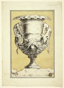 Vaso monumental com figuras antropomórficas de Jacques Francois Joseph Saly