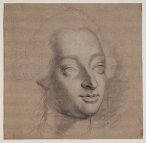 Retrato de Frederik V. 3/4 Perfil
