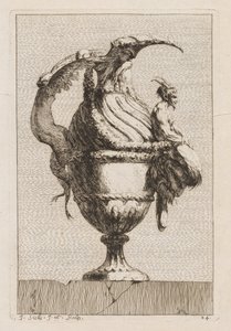 Conjunto de Vasos: Placa 24, 1746. de Jacques Francois Joseph Saly