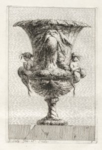 Conjunto de Vasos: Placa 9, 1746. de Jacques Francois Joseph Saly