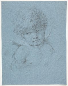 Anjo alado? Cupido? Imagem do busto de Jacques Francois Joseph Saly