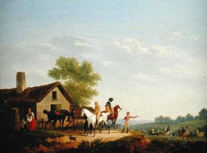 Corrida de cavalo de Jacques Francois Joseph Swebach