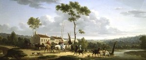 Paisagem com Números de Jacques Francois Joseph Swebach
