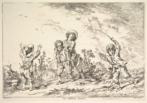 Leapfrog, meados do século XVIII. de Jacques Gabriel Huquier