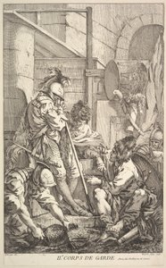 Segunda Sala da Guarda, meados do século XVIII. de Jacques Gabriel Huquier