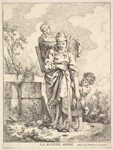 A Boa Mãe, século XVIII. de Jacques Gabriel Huquier