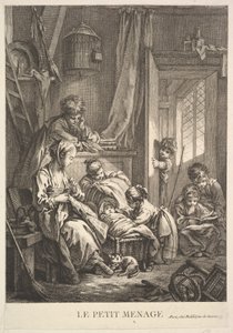 A Pequena Casa, meados do século XVIII. de Jacques Gabriel Huquier