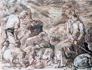 Hipócrates e Demócrito, c1584-1629