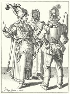 Mascarada (gravura) de Jacques II de Gheyn