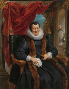 Retrato de Madalena de Cuyper Retrato de Magdalena de Cuyper, mãe de Rogier Le Witer de Jacques Jordaens