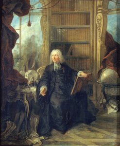 Retrato de Jean-Antoine Nollet 1700-1770, c. 1740. de Jacques Lajoue de