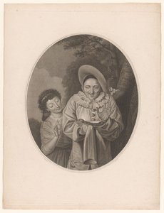 Pierrot com salsicha de Jacques Louis Copia