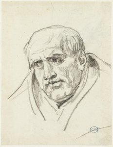Busto de um homem mais velho de Jacques Louis David
