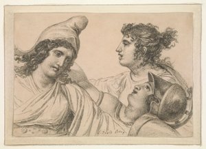 Composição com Três Figuras de Jacques Louis David