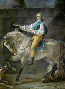 Conde Stanislas Potocki (óleo sobre tela) de Jacques Louis David