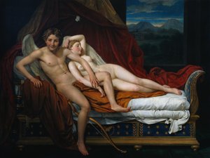 Cupido e Psique de Jacques Louis David