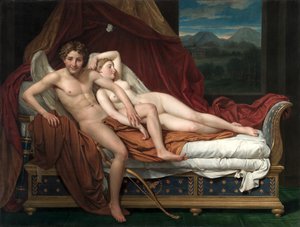 Cupido e Psique de Jacques Louis David