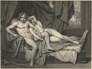 Cupido e Psique de Jacques Louis David