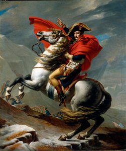 Retrato equestre de Napoleão I Bonaparte de Jacques Louis David