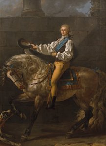 Retrato equestre de Stanislaw Kostka Potocki 1755-1821 de Jacques Louis David