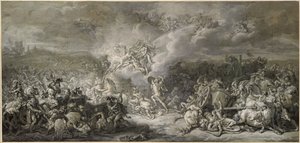Francês:  Les Combats de Diomède O Combate de Diomedes de Jacques Louis David