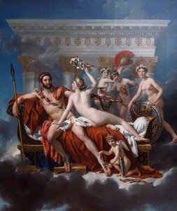 Francês: Mars désarmé par Vénus Mars Being Disarmed by Venus de Jacques Louis David