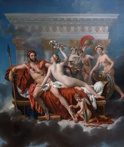 Francês: Mars désarmé par Vénus Mars Being Disarmed by Venus de Jacques Louis David