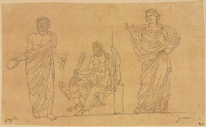 Deuses e Deusas de Jacques Louis David