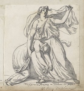 Niobe e sua filha de Jacques Louis David