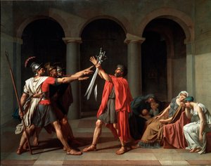 Juramento dos Horatii de Jacques Louis David