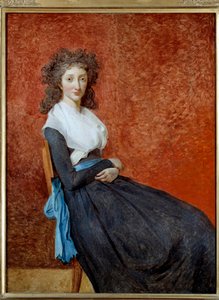 Retrato de Madame Charles Louis Trudaine (1769-1802) Pintura de Jacques Louis David (1748-1825) Sol. 1,30 x 0,98 m de Jacques Louis David