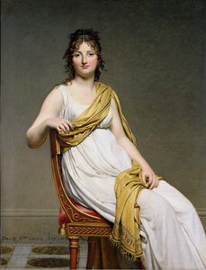 Retrato de Madame Raymond de Verninac (1780-1827) 1798-99