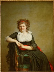 Robertine Tourteau, marquesa de Orvilliers ... de Jacques Louis David