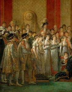 A coroação de Napoleão em Notre-Dame ... de Jacques Louis David