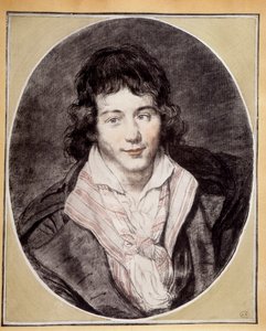 Auto-retrato, por Jacques-Louis David de Jacques Louis David