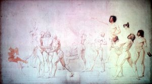 O Juramento na Quadra de Tênis, 1791. de Jacques Louis David