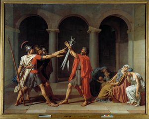 O Juramento do Horatii de Jacques Louis David