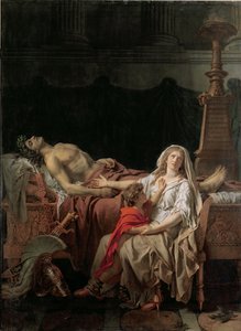 A dor de Andrómaca, 1783 de Jacques Louis David