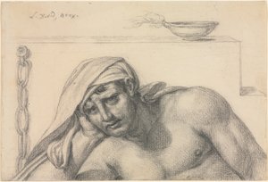 O Prisioneiro, 1819. de Jacques Louis David