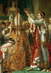 A coroação do imperador Napoleão I Bonaparte ... de Jacques Louis David