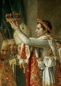 A coroação de Napoleão I pelo Papa Pio VII na Catedral de Notre-Dame de Paris ... de Jacques Louis David